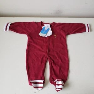 Arizona State Sun Devils One Piece Creeper Footsie Baby 12 Months Red NCAA NWT - Picture 1 of 8