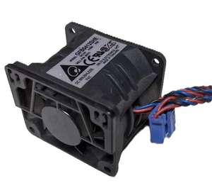 NEW DELTA GFB0412SHE BALL BEARING SERVER FAN 12V .68 AMP DELL 8X771 1750 USA - Photo 1/2