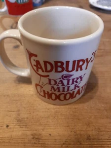 Vintage Cadbury Dairy Milk Chocolate Mug Cup Collectable Staffordshire Tableware - Picture 1 of 3