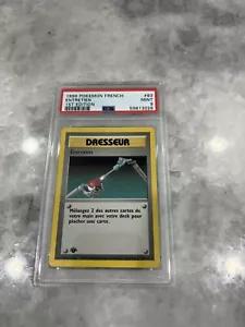 Pokemon 1st Ed Base Set French Maintenance (Entrettien) 83/102 PSA 9 Mint - Picture 1 of 2