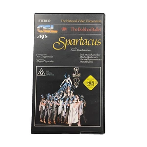 The Bolshoi Ballet Spartacus VHS VIDEO TAPE Russian play theatre PAL Rare VGC - Picture 1 of 10