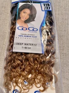 HAIR MOTION Coco Collection 12" Deep Water 100% Human Hair Extensions Ombre - Picture 1 of 4