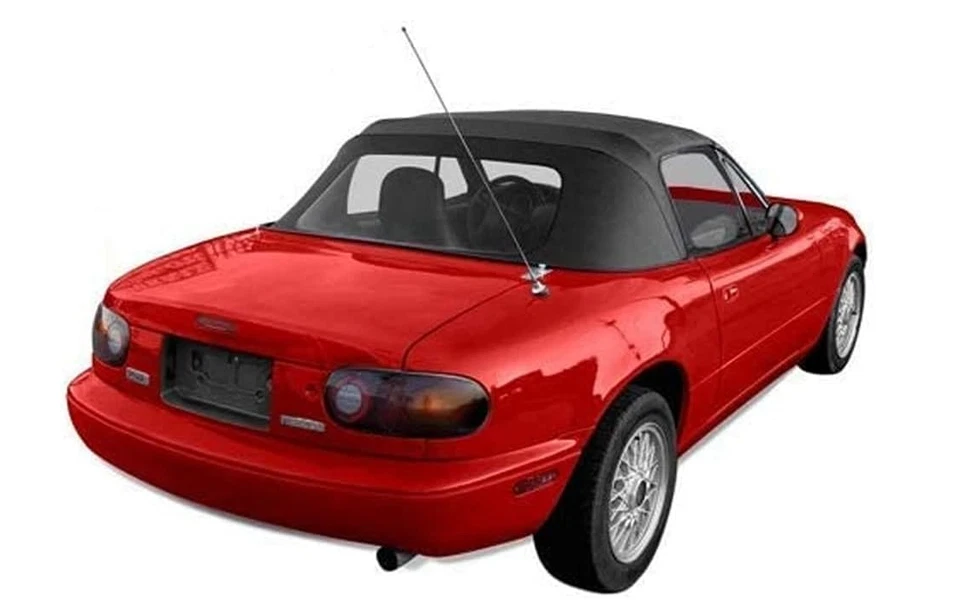Mazda Miata Convertible Top & Plastic Window 1990-2005 Black Cabrio - Image 1 of 4