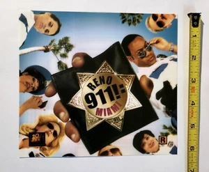 VINTAGE MOVIE THEATER MYLAR #79 - 2007 RENO 911! MIAMI PAUL RUDD FILM PROMO - Picture 1 of 3