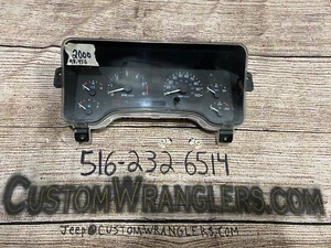 98,486 Miles Speedometer Cluster Jeep WRANGLER Speedometer 1997 1998 1999 2000 - Picture 1 of 10