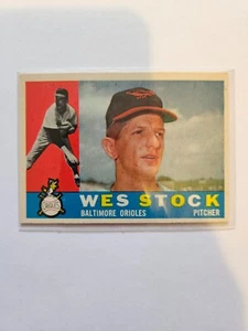1960 TOPPS WES STOCK RC #481 EX/MT COMBINED SHIPPING - Picture 1 of 2