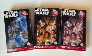 3 Disney Star Wars Original Trilogy 300-Piece Jigsaw Puzzles 14 X 11 each, NEW - Picture 1 of 7