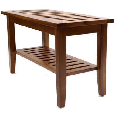 Teak Entry Way Bench (5325) - Image 1 of 3