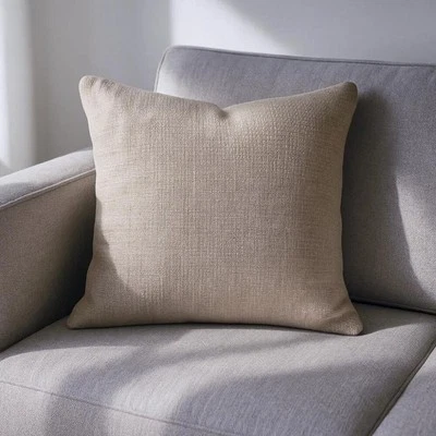 Style Furnishings York Filled Cushion Earth - Image 1 of 4