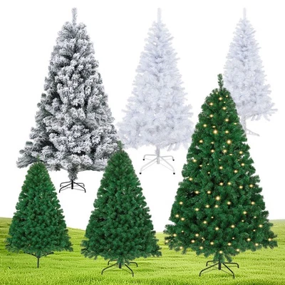 120/150/180/210cm Künstlicher Weihnachtsbaum Kunstbaum PVC Tannenbaum Christbaum - Bild 1 von 4