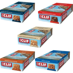 Clif Bar Energieriegel (12er Box) Protein pflanzlich Sport Gym Fitness - Bild 1 von 7