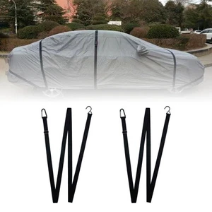 Car Cover Straps Wind Protector Windproof Rope Universal Black Car Cover Gust - Picture 1 of 7