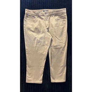 Pantalones Bandalino Mujer Capr Beige Talla 12 - Imagen 1 de 4