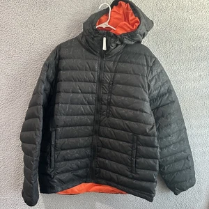 Angry Birds All Over Graphic Größe XL schwarz Herren Entendaunen Puffer Jacke RAR - Bild 1 von 13