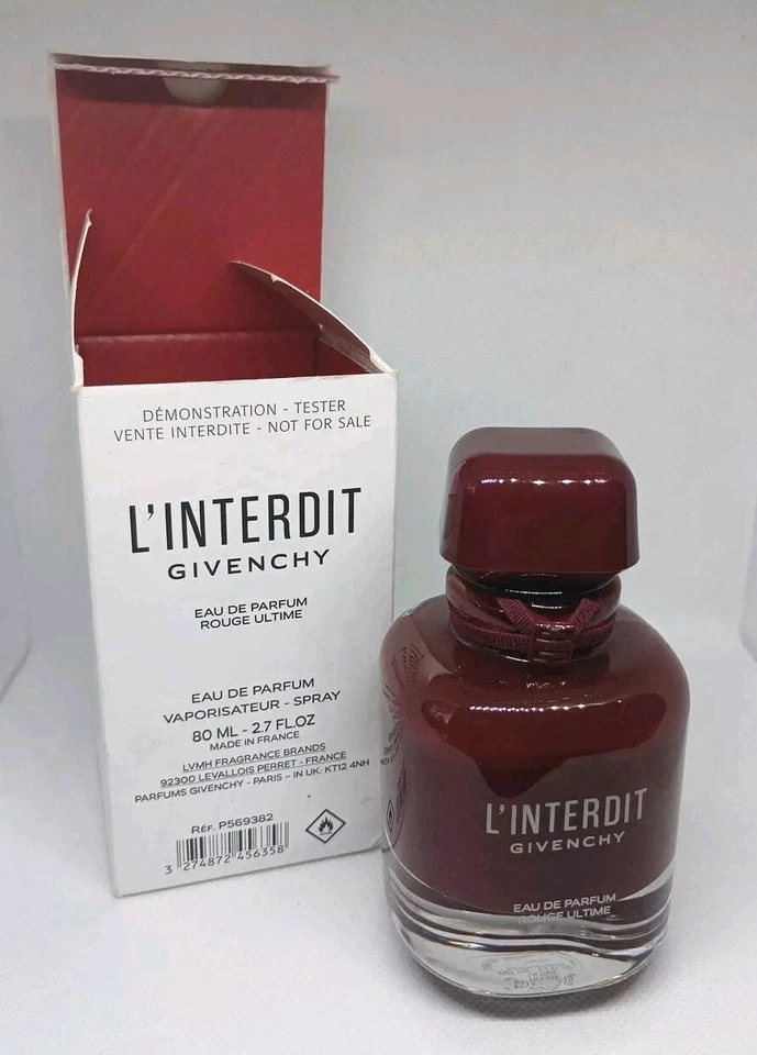 L’INTERDIT GIVECHY EAU DE PARFUM ROUGE ULTIME 80 ML 2,7 FL OZ SPRAY (TST) NUEVO EN CAJA Foto 1 de 1