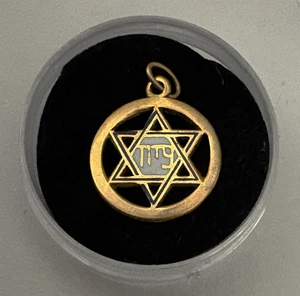 Vintage 10k massiv Gold jüdischer Davidstern Anhänger; 0,9 Gramm - Bild 1 von 2
