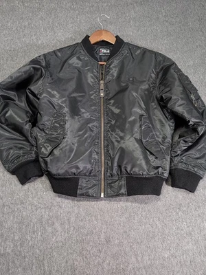 Chaqueta Bomber De Colección Y2K SOUTHPOLE Auténtica Colección Niños Negra Talla M (12-14) Foto 1 de 4