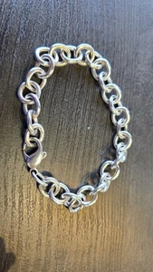 James Avery Classic Cable Charm Bracelet Sterling Silver 8.5in - Picture 1 of 3