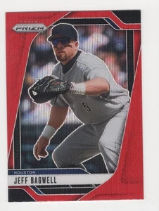 2025 PRIZM BASEBALL RED WAVE PRIZM JEFF BAGWELL HOUSTON ASTROS #60 - Picture 1 of 2