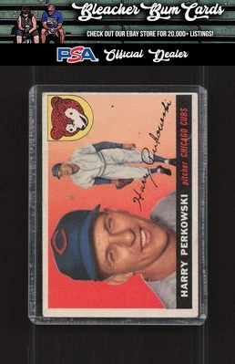 1955 Topps 184 Harry Perkowski - Image 1 of 2