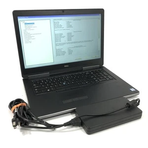 Dell Precision 7710 Mobile Workstation Laptop i7-6820HQ 256GB SSD 32GB - Win 10 - Picture 1 of 13