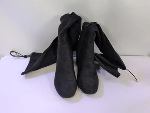 Chinese Laundry Women's King Over The Knee Boot, Black Suede, 6.5 M Us - Picture 1 of 5