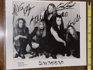 Savannah Band Foto 8x10" Nordic Music signiert Promoter Artikel - Bild 1 von 3