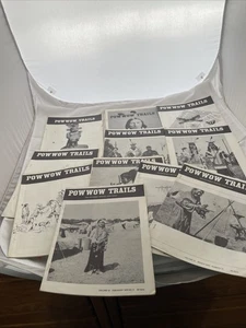Pow Wow Trails 11er Set Monats-Newsletter für Indianer 1969-1970 - Bild 1 von 17