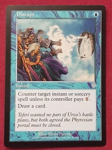Magic The Gathering INVASION DISRUPT blue card MTG - Picture 1 of 2