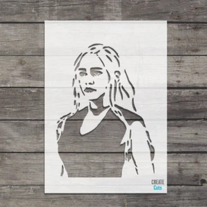 Khaleesi STENCIL Daenerys Targaryen Template Art Game of Thrones Home Wall Art - Picture 1 of 1
