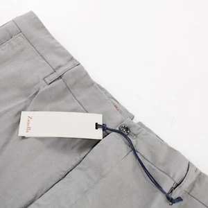 Zanella NWT Chinos / Casual Pants Size 36 US Noah Solid Gray Cotton Blend - Picture 1 of 12