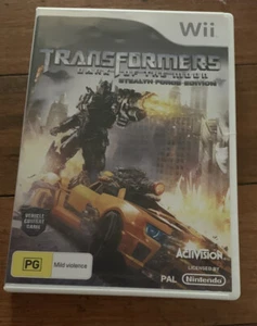 Transformers Dark of the Moon Stealth Force NINTENDO WII Complete PAL GOOD COND - Picture 1 of 5