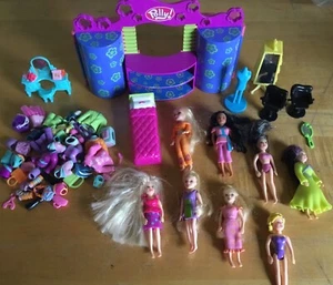 Mixed Lot Polly Pocket Dolls Clothing Accessories - Picture 1 of 4