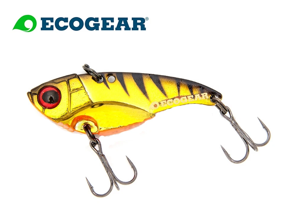 Vibra-shad ECOGEAR VX 45 Gold Tiger   Japanwobbler Barsch Hecht Zander Forelle - Bild 1 von 1