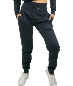 Women's High Waist Casual Joggers and Crop Top Loungewear Trouser Bottom - Picture 1 of 13