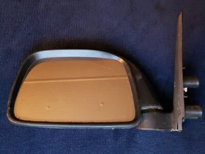 95-00 Toyota Tacoma Driver Left Door Rear View Mirror Black - Picture 1 of 5