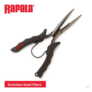Rapala Stainless Steel Pliers - Pike Perch Bass Salmon Trout Lure Sea Fishing - Picture 1 of 1