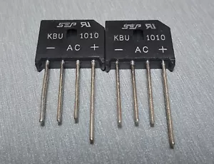 KBU1010 1000V 10A Plastic Bridge Rectifier Pack of 2 - Picture 1 of 1