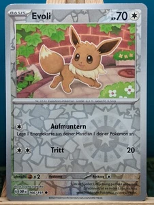 POKEMON - Obsidianflammen - Evoli - 166/197 - REVERSE HOLO - deutsch - Bild 1 von 1