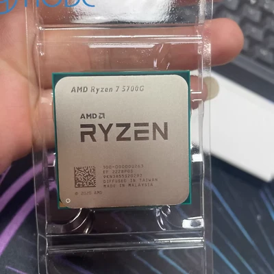 New AMD Ryzen 7 5700G AM4 R7 5700G 3.8 GHz 8 Core 16 Thr 65W 16MB CPU Processor - Image 1 of 2