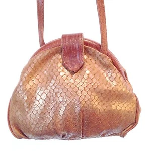 Borsa a mano Boho Marco Avane in pelle snake goffrata tracolla - Foto 1 di 6