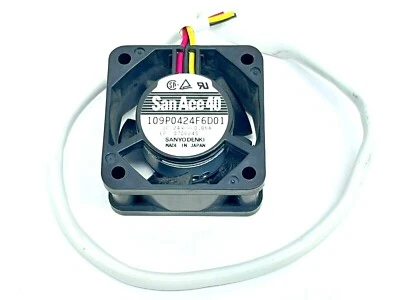 Sanyo Denki 109P0424F6D01 San Ace 40 Fan 0.06A 24VDC - Image 1 of 4
