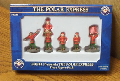 LIONEL THE POLAR EXPRESS ELVES FIGURE PACK  O GAUGE 6-83185 - Image 1 of 2