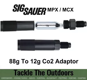 Sig MPX MCX Air Rifle 88g 90g To 12g Co2 Cartridge Airsource Converter Adaptor - Picture 1 of 8