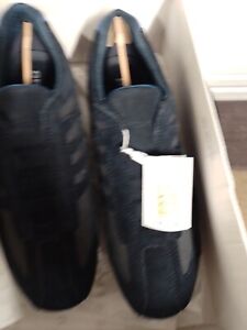 Geox Respira Uomo Snake U4207L C4226 Men's Sneaker Low Shoes Slipper Navy Blue