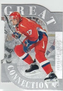 1996-97 Sergei Samsonov SP Foil GREAT CONNECTION Die Cut Insert #2 - Bild 1 von 2