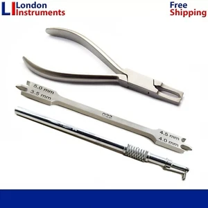 Dental Ortho Bracket Removing Pliers Ligature Braces Placing Height Gauges Lab - Picture 1 of 4