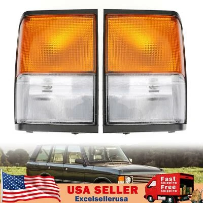 Corner Lamps New For Land Rover Range Rover Classic 1987-1995 Clear UE Foto 1 de 4