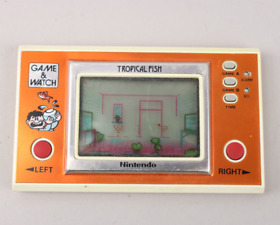 1985 Nintendo Game & Watch Tropical Fish Electronic Handheld Game TF-104 Working