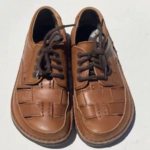 Birkenstock Bodega braun gewebter Fischerschuh Oxford Größe 37 Damen Gr. 6-6 1/2 - Bild 1 von 8